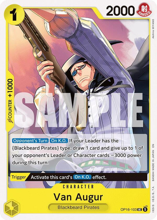 One Piece Card Game: Van Augur card image