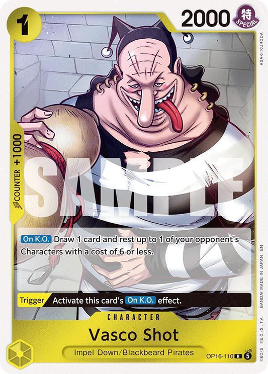 One Piece Card Game: Vasco Shot card image