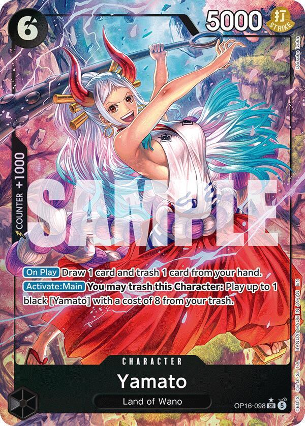 One Piece Card Game: Yamato (098) (Alternate Art) card image