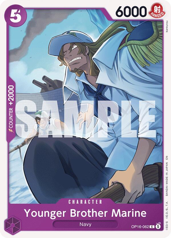 One Piece Card Game: Younger Brother Marine card image