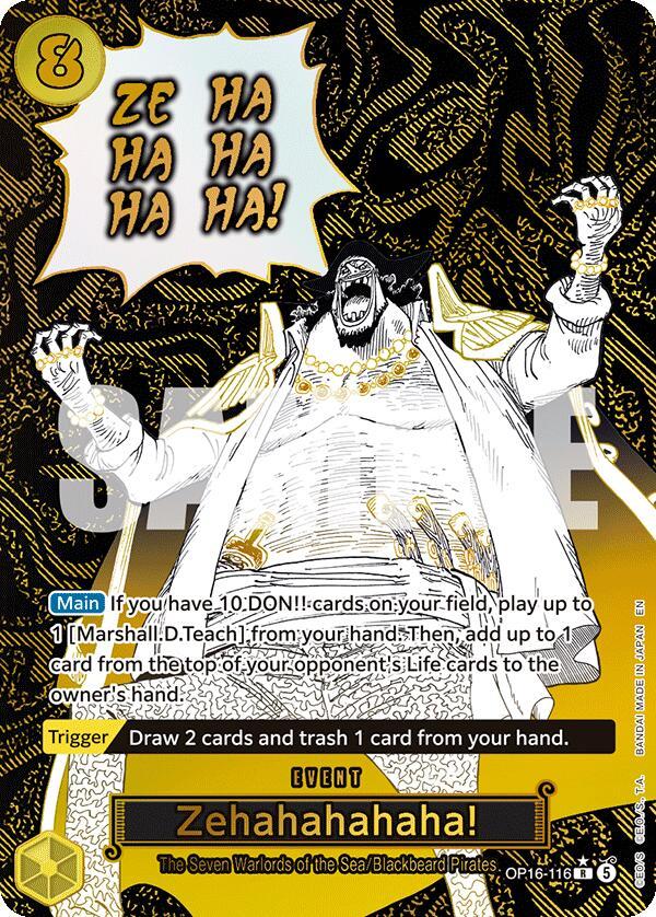 One Piece Card Game: Zehahahahaha! (Alternate Art) card image