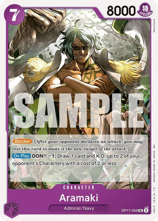 One Piece Card Game: Aramaki card image