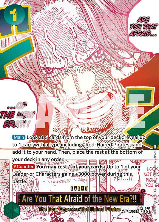 One Piece Card Game: Are You That Afraid of the New Era?! (Alternate Art) card image