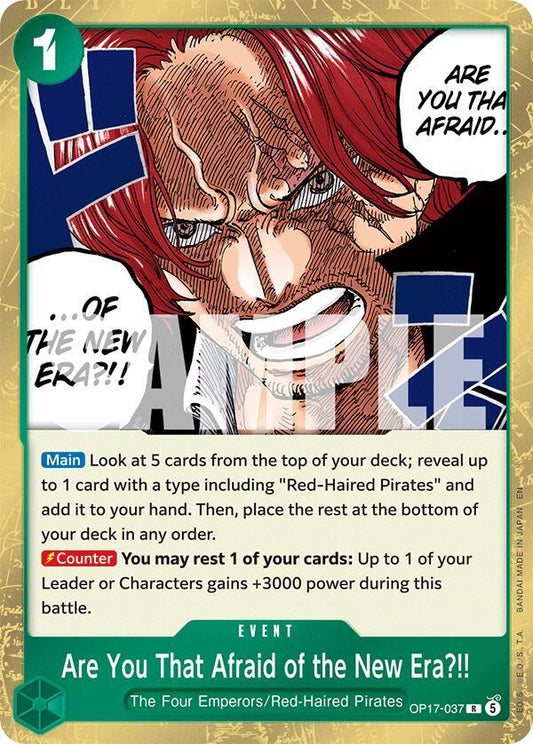One Piece Card Game: Are You That Afraid of the New Era?! card image