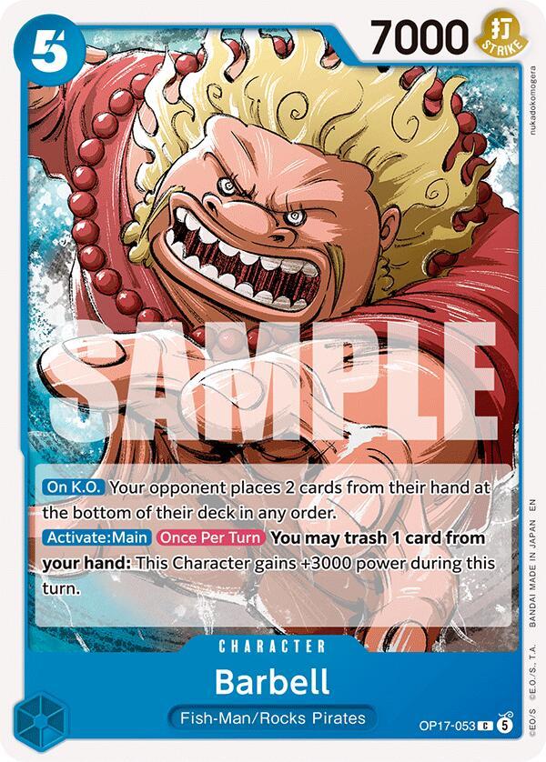 One Piece Card Game: Barbell card image