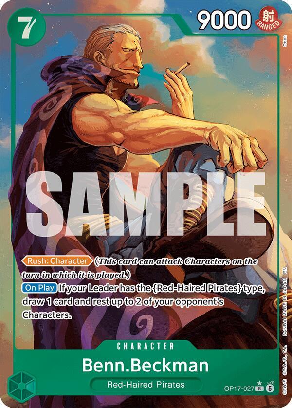 One Piece Card Game: Benn.Beckman (Alternate Art) card image