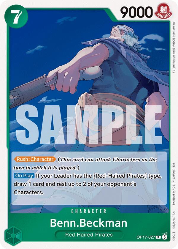 One Piece Card Game: Benn.Beckman card image