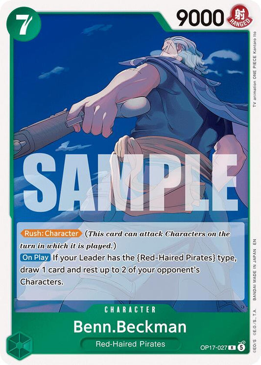 One Piece Card Game: Benn.Beckman card image
