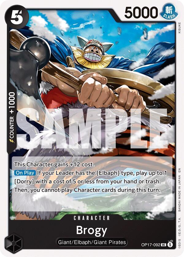 One Piece Card Game: Brogy card image