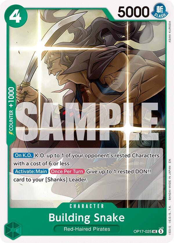 One Piece Card Game: Building Snake card image