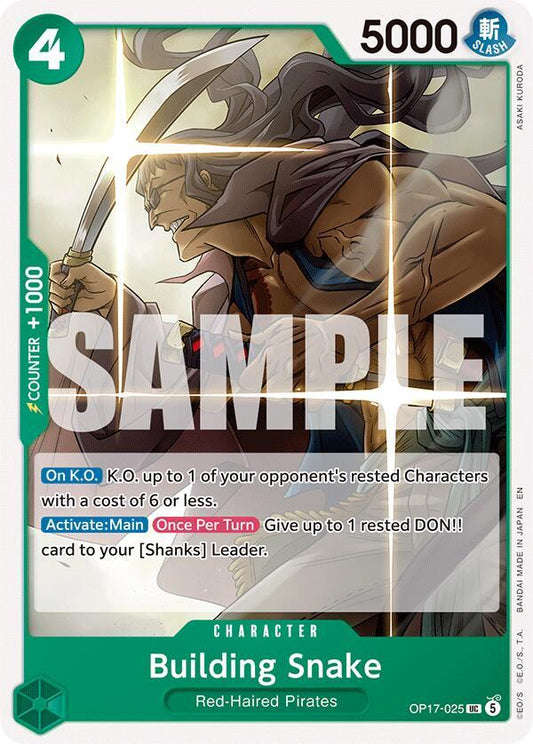 One Piece Card Game: Building Snake card image