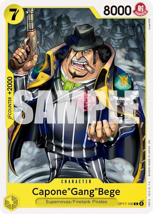 One Piece Card Game: Capone"Gang"Bege card image