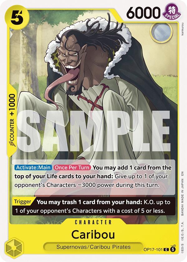 One Piece Card Game: Caribou card image