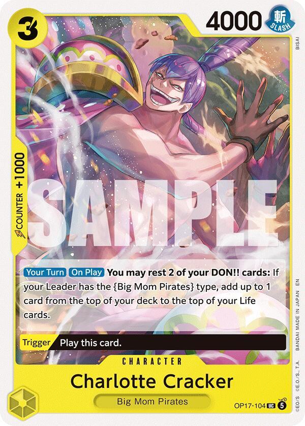 One Piece Card Game: Charlotte Cracker card image