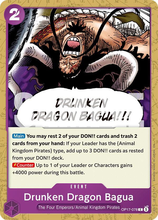 One Piece Card Game: Drunken Dragon Bagua card image