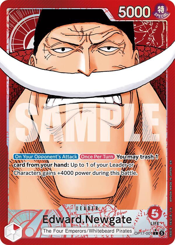 One Piece Card Game: Edward.Newgate (001) (Alternate Art) card image