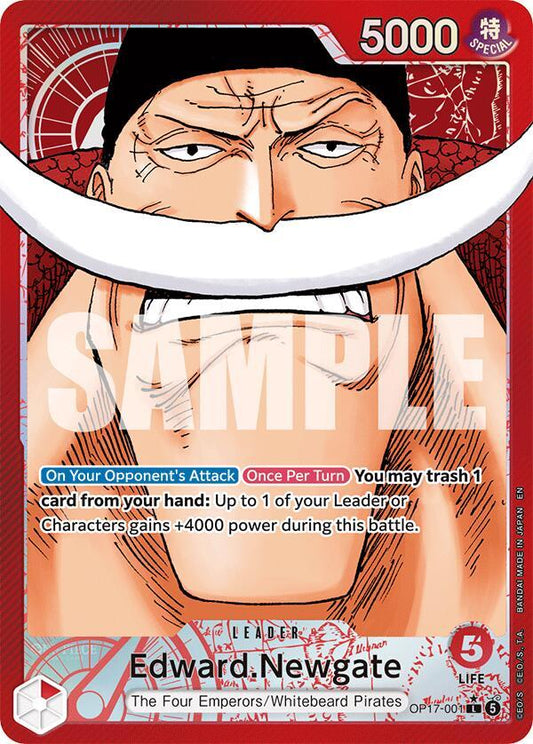 One Piece Card Game: Edward.Newgate (001) (Alternate Art) card image