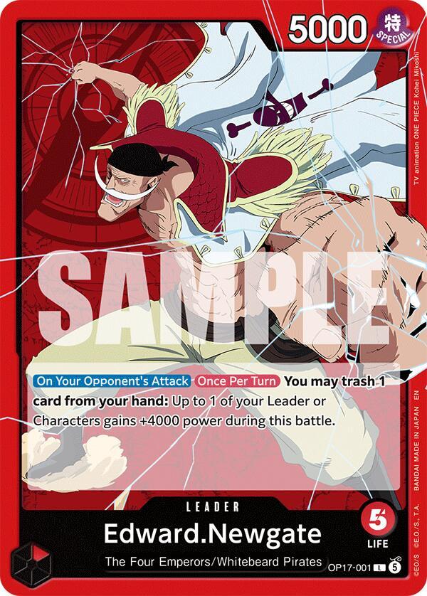 One Piece Card Game: Edward.Newgate (001) card image