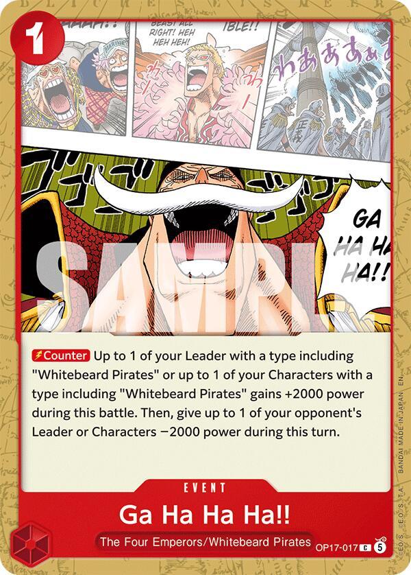 One Piece Card Game: Ga Ha Ha Ha!! card image