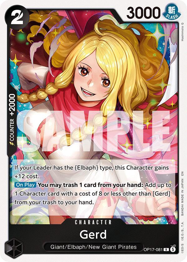 One Piece Card Game: Gerd card image