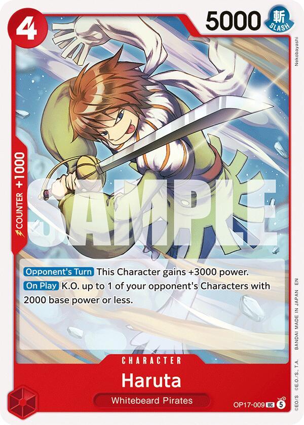 One Piece Card Game: Haruta card image