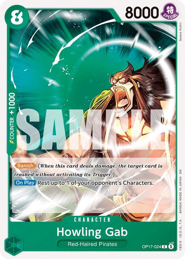 One Piece Card Game: Howling Gab card image