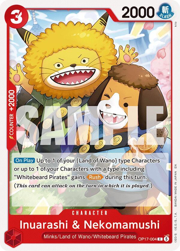 One Piece Card Game: Inuarashi & Nekomamushi card image