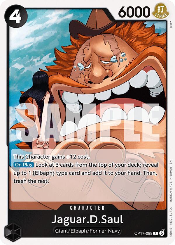 One Piece Card Game: Jaguar.D.Saul card image