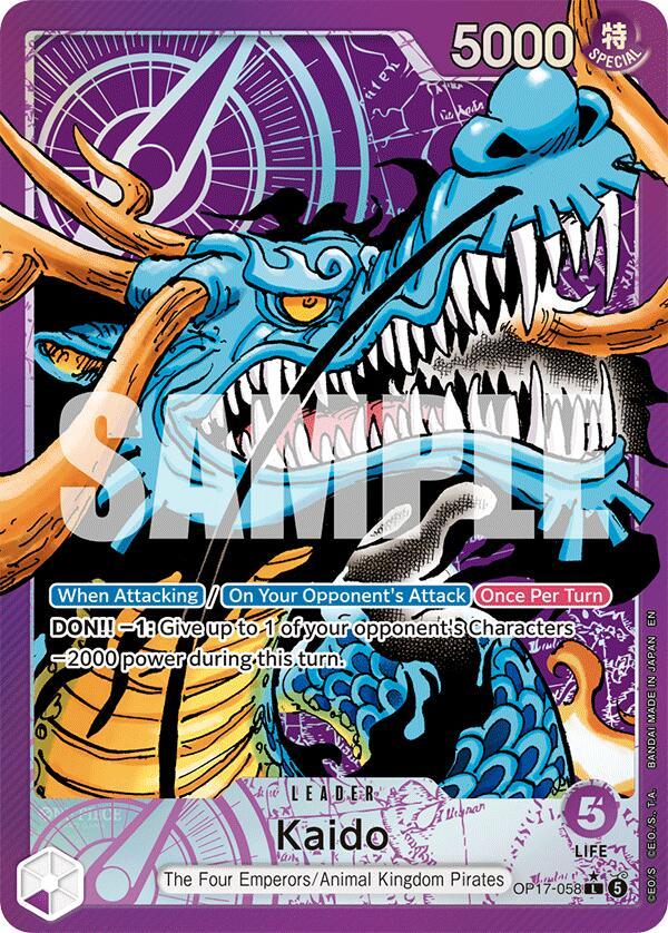 One Piece Card Game: Kaido (058) (Alternate Art) card image