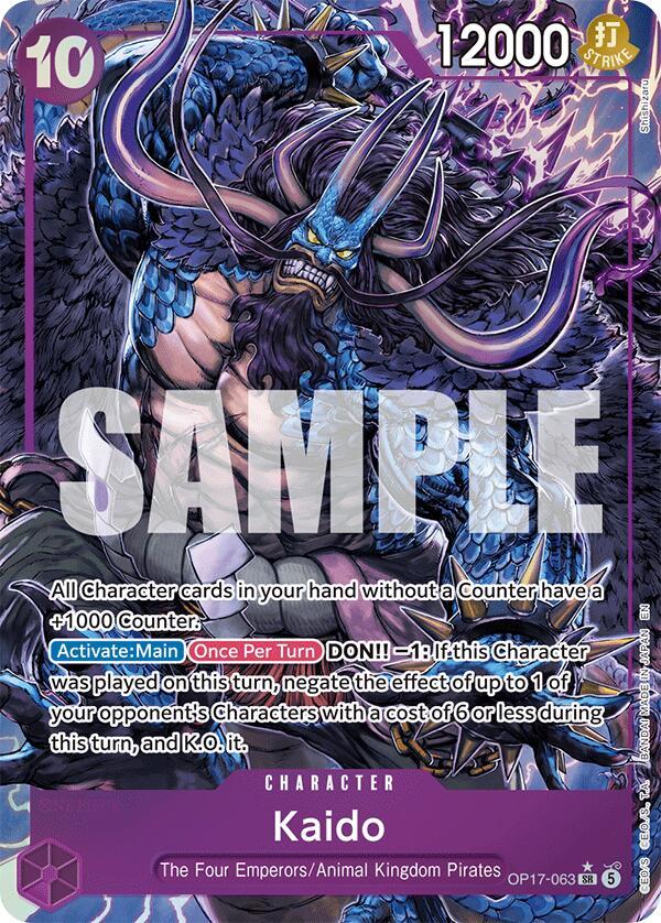 One Piece Card Game: Kaido (063) (Alternate Art) card image