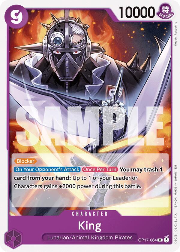 One Piece Card Game: King card image