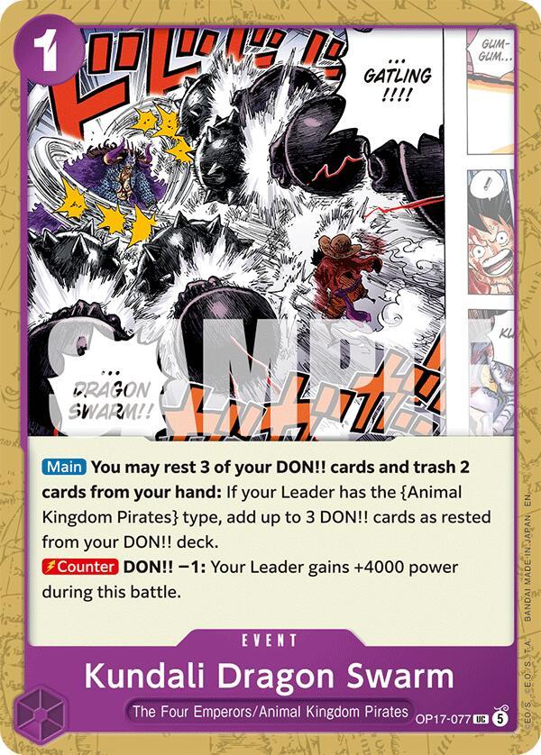 One Piece Card Game: Kundali Dragon Swarm card image