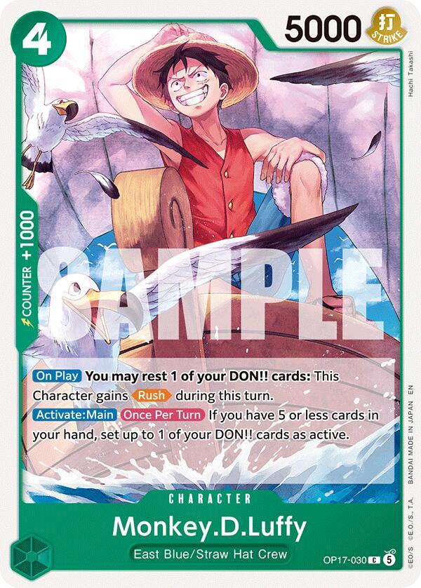 One Piece Card Game: Monkey.D.Luffy (030) card image