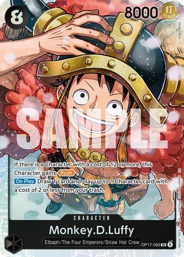 One Piece Card Game: Monkey.D.Luffy (093) card image
