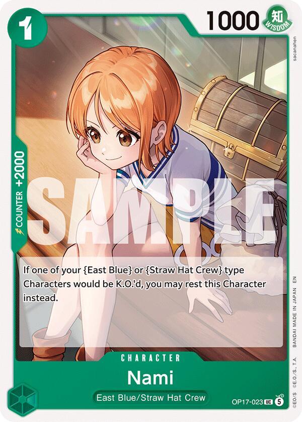 One Piece Card Game: Nami (023) card image