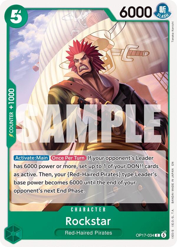One Piece Card Game: Rockstar card image