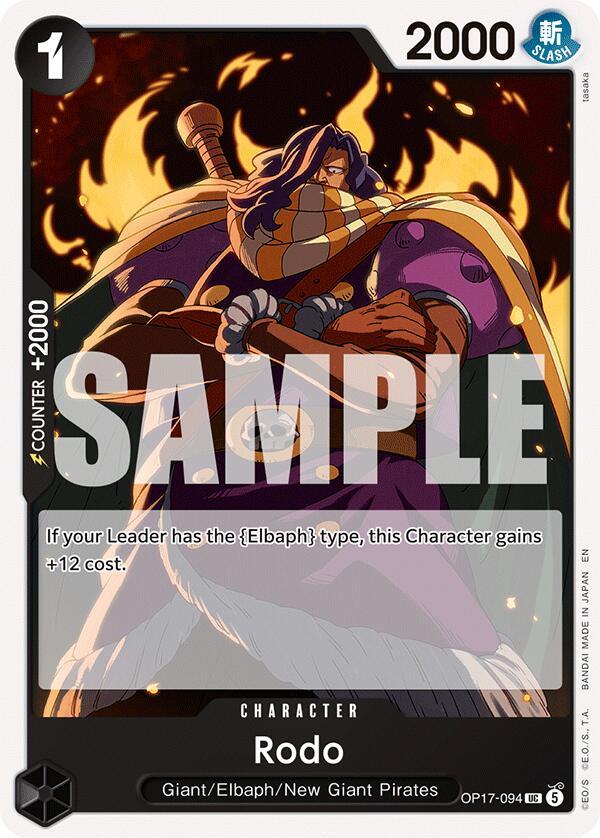 One Piece Card Game: Rodo card image