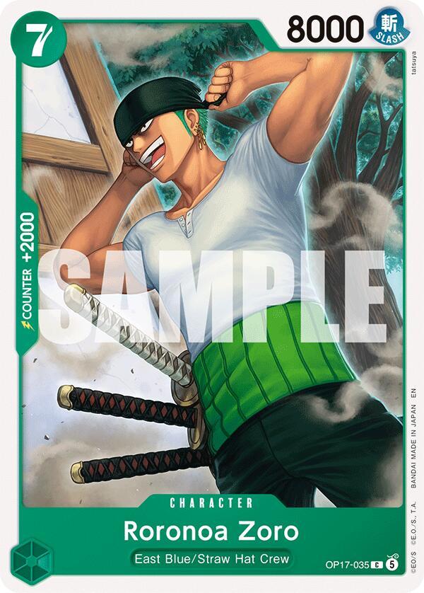 One Piece Card Game: Roronoa Zoro (035) card image
