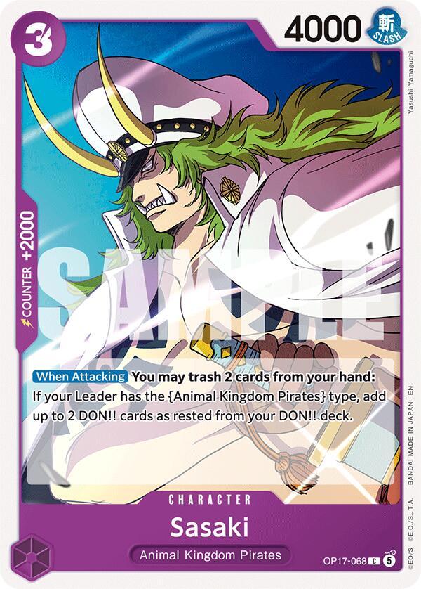 One Piece Card Game: Sasaki card image