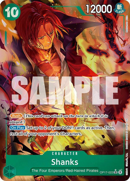 One Piece Card Game: Shanks (022) (Alternate Art) card image