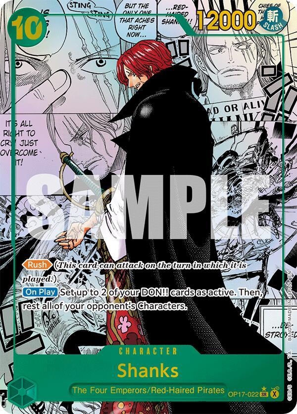 One Piece Card Game: Shanks (022) (Manga) card image