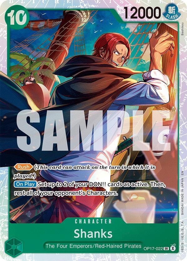 One Piece Card Game: Shanks (022) card image