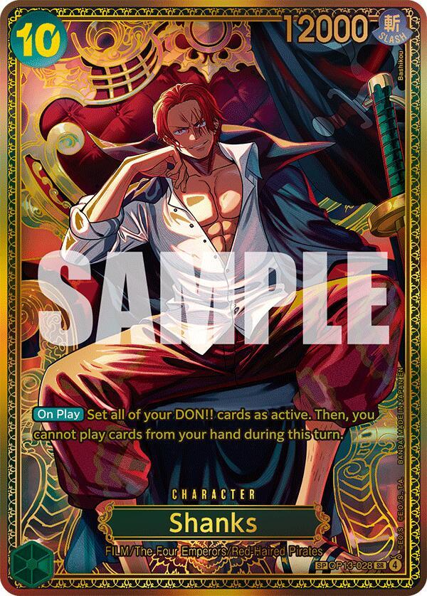 One Piece Card Game: Shanks (OP13-028) (SP) card image