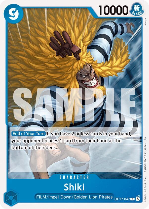 One Piece Card Game: Shiki (047) card image