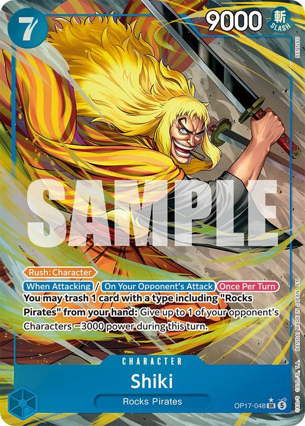 One Piece Card Game: Shiki (048) (Alternate Art) card image