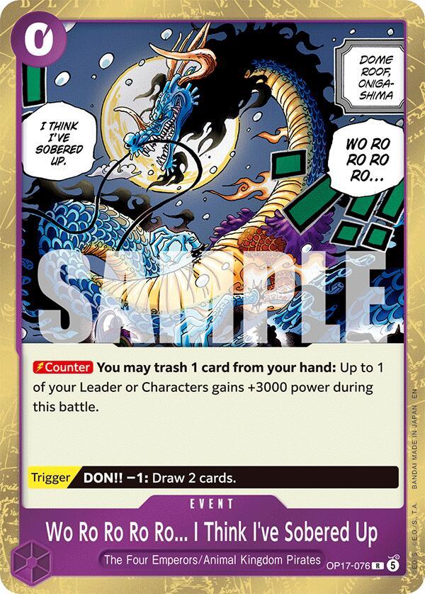 One Piece Card Game: Wo Ro Ro Ro Ro... I Think I've Sobered Up card image