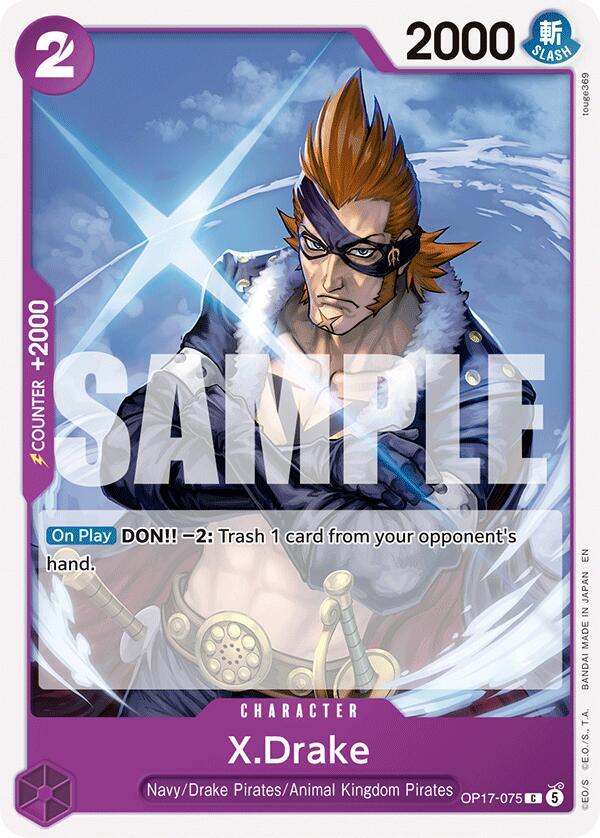 One Piece Card Game: X.Drake card image