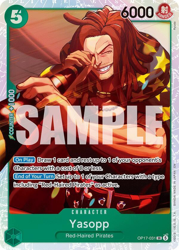 One Piece Card Game: Yasopp card image