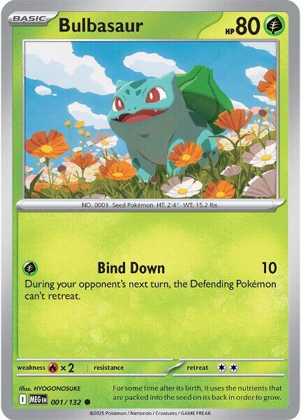 Pokemon: Bulbasaur - 001/132 card image