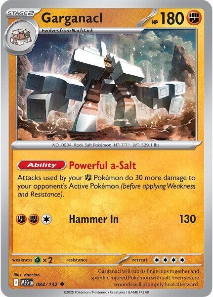 Pokemon: Garganacl - 084/132 card image